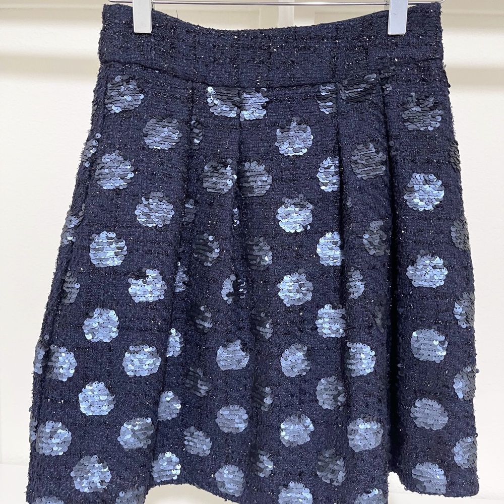 Blue Polkadot Skirt